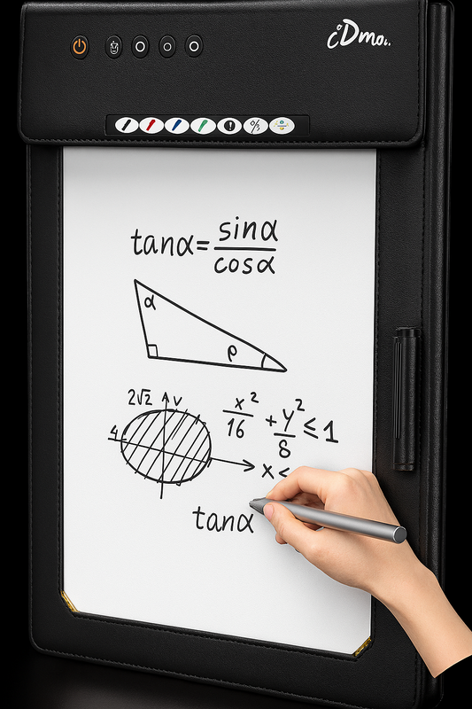 iDma Black Smart Handwriting Notebook All - Device Sync Leather Material Regular Paper Business Education
