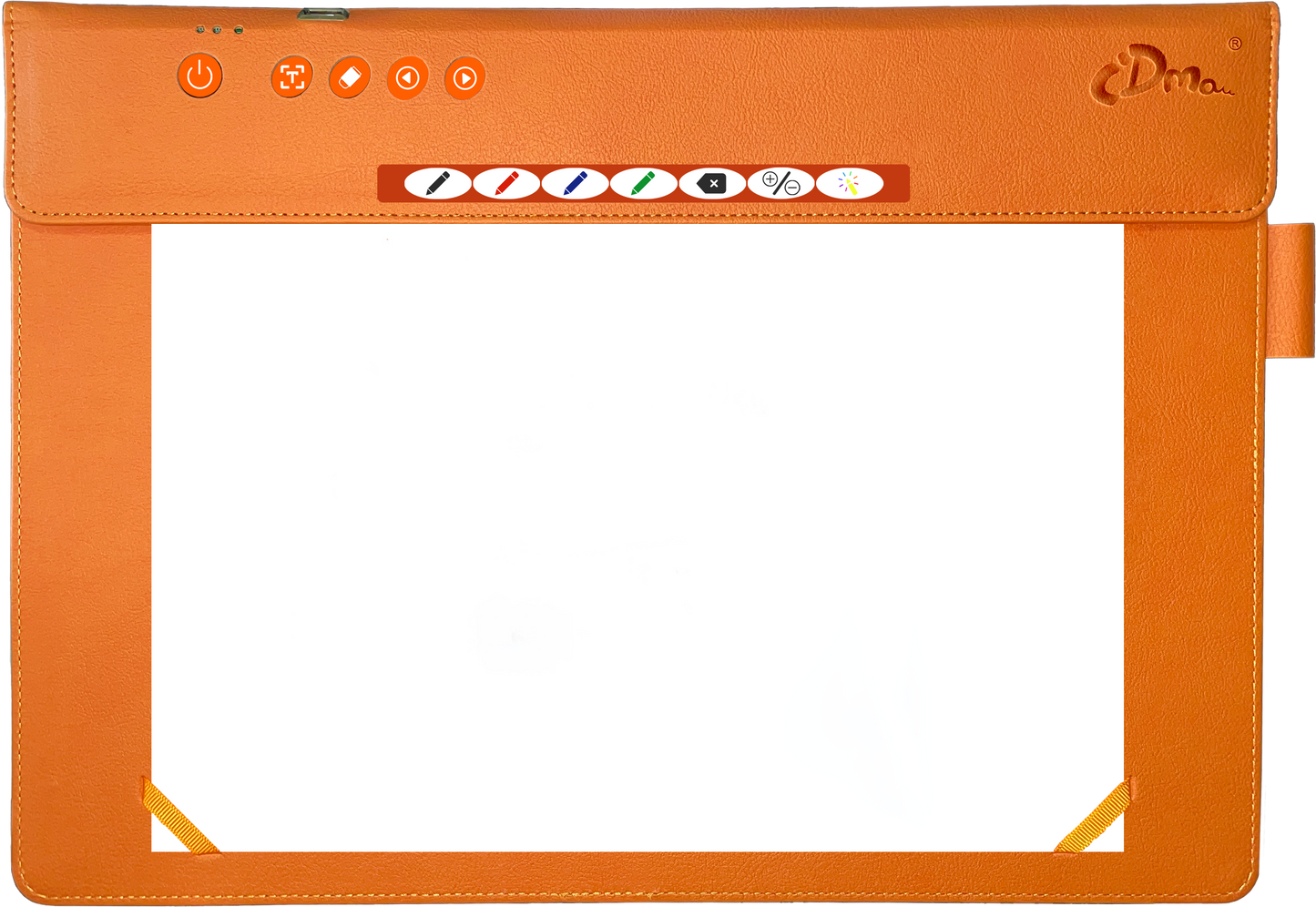 iDma Orange Smart Handwriting Notebook Bluetooth Connected, All - Device Sync Regular Paper